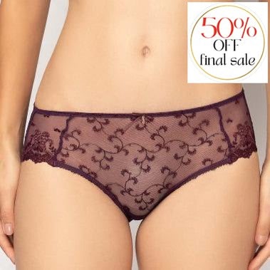 Empreinte Carmen Shorty 02188-Panties-Empreinte-Iris-Small-Anna Bella Fine Lingerie, Reveal Your Most Gorgeous Self!
