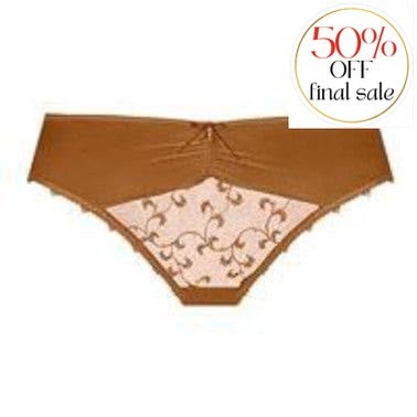 Empreinte Carmen Thong 01188-Panties-Empreinte-Havane-XSmall-Anna Bella Fine Lingerie, Reveal Your Most Gorgeous Self!