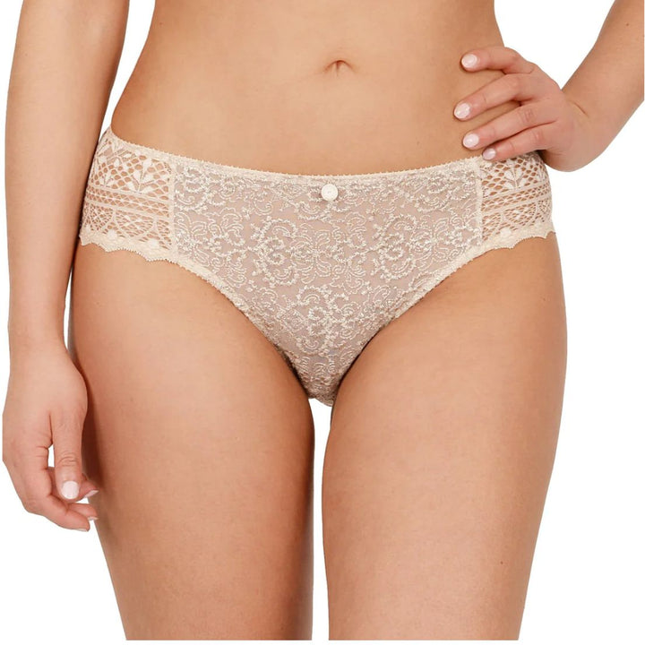 Empreinte Cassiopee Brief 03151 in Creamy Beige-Panties-Empreinte-Creamy Beige-Small-Anna Bella Fine Lingerie, Reveal Your Most Gorgeous Self!
