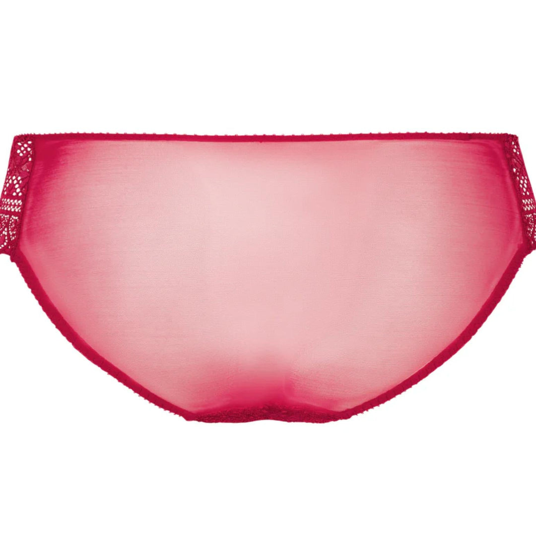 Empreinte Cassiopee Brief 03151 in Lipstick-Panties-Empreinte-Lipstick-XSmall-Anna Bella Fine Lingerie, Reveal Your Most Gorgeous Self!