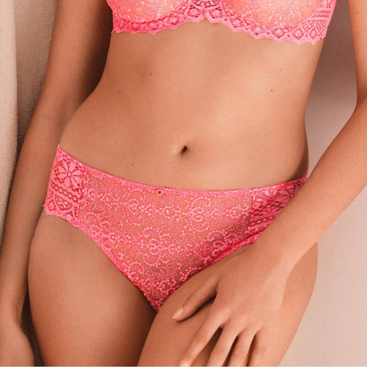 Empreinte Cassiopee Brief in Electric Pink 03151-Panties-Empreinte-Electric Pink-XSmall-Anna Bella Fine Lingerie, Reveal Your Most Gorgeous Self!