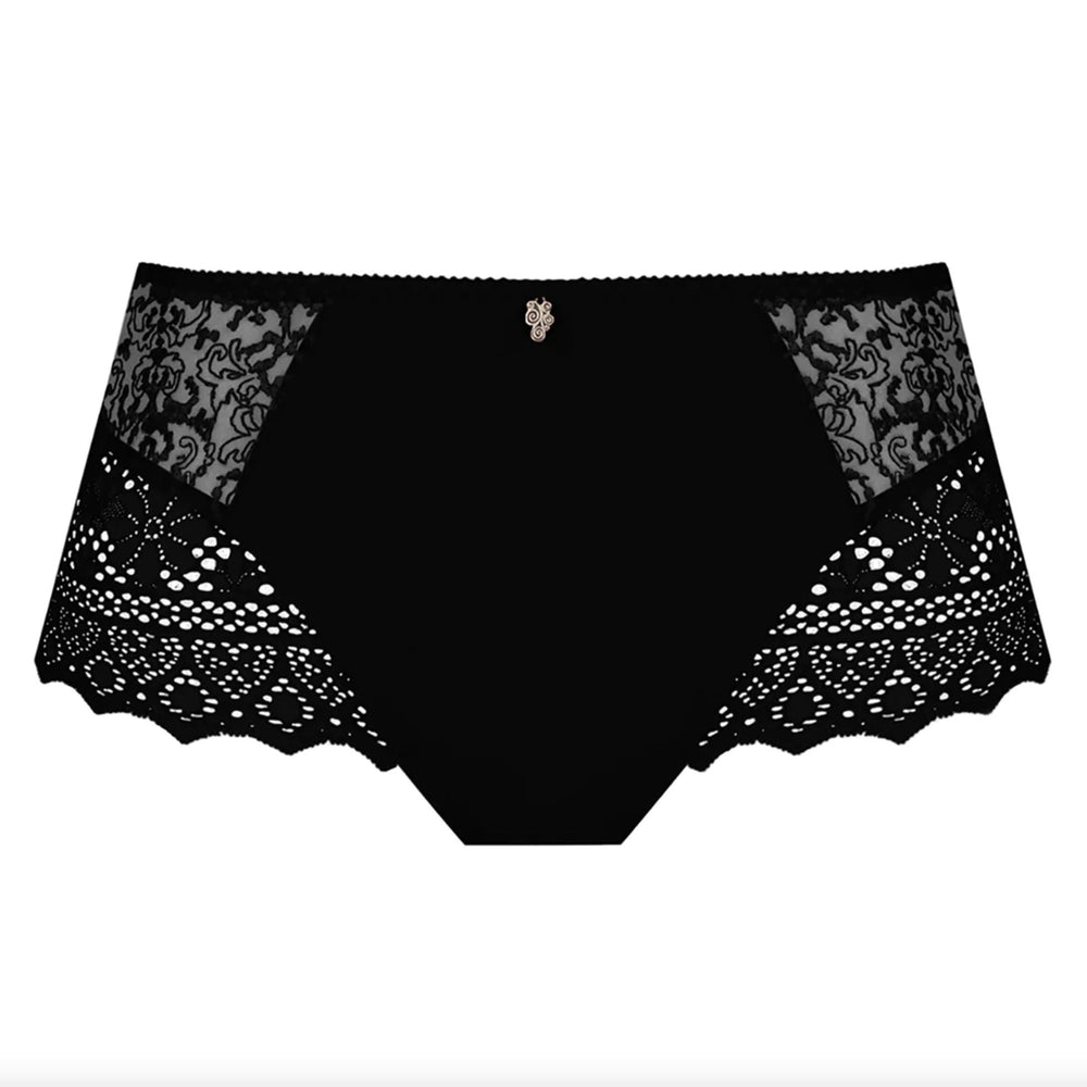 Empreinte Cassiopee Panty 05151 in Black-Panties-Empreinte-Black-XSmall-Anna Bella Fine Lingerie, Reveal Your Most Gorgeous Self!
