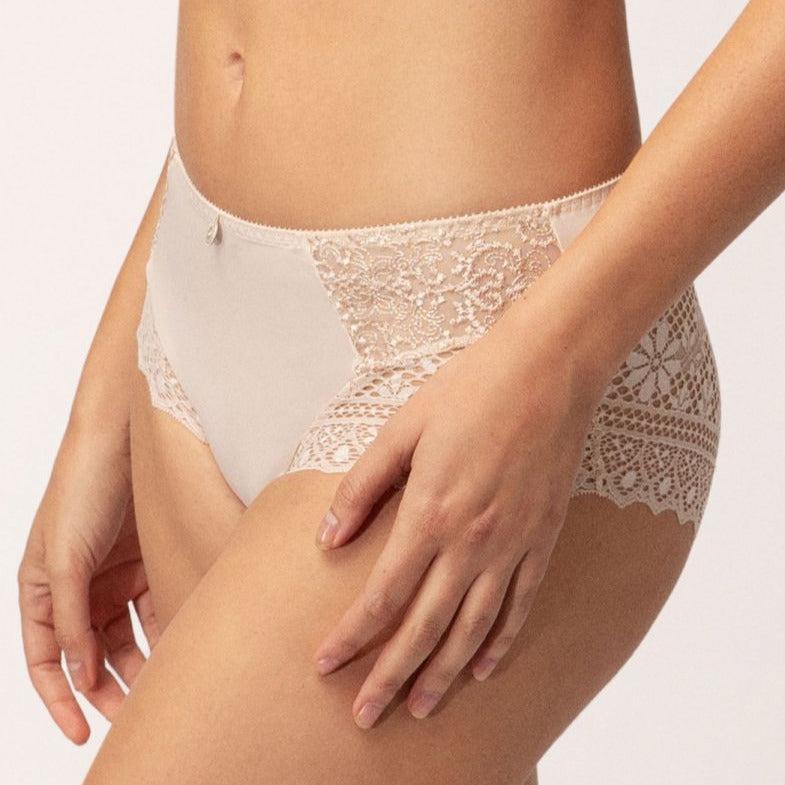 Empreinte Cassiopee Panty 05151 in Creamy Beige-Panties-Empreinte-Creamy Beige-Small-Anna Bella Fine Lingerie, Reveal Your Most Gorgeous Self!