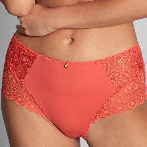 Empreinte Cassiopee Panty 05151 in Papaya-Anna Bella Fine Lingerie-Papaya-Small-