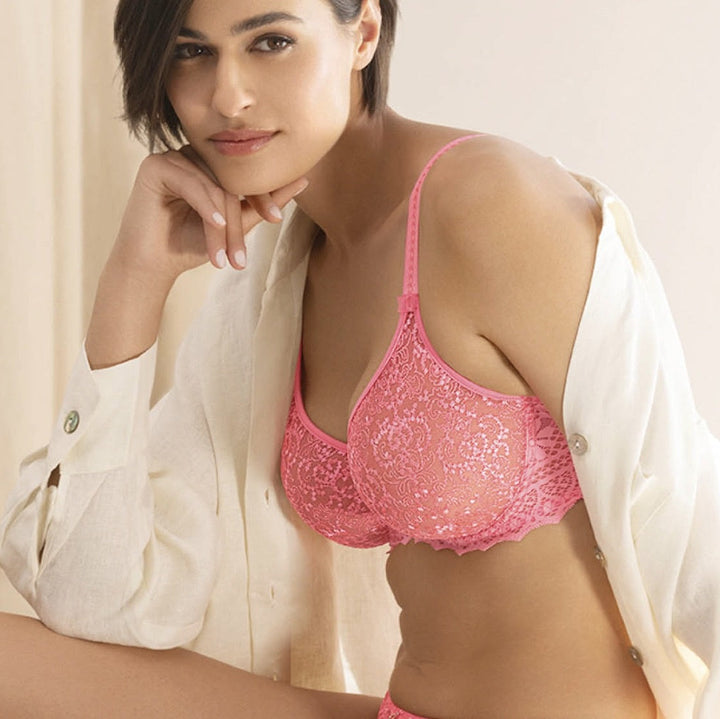 Empreinte Cassiopee Seamless Bra 07151 in Electric Pink-Bras-Empreinte-Electric Pink-30-E-Anna Bella Fine Lingerie, Reveal Your Most Gorgeous Self!