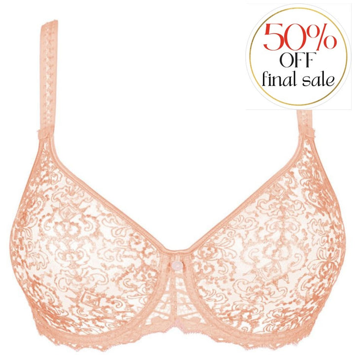 Empreinte Cassiopee Seamless Bra in Peach 07151-Bras-Empreinte-Peach-32-D-Anna Bella Fine Lingerie, Reveal Your Most Gorgeous Self!