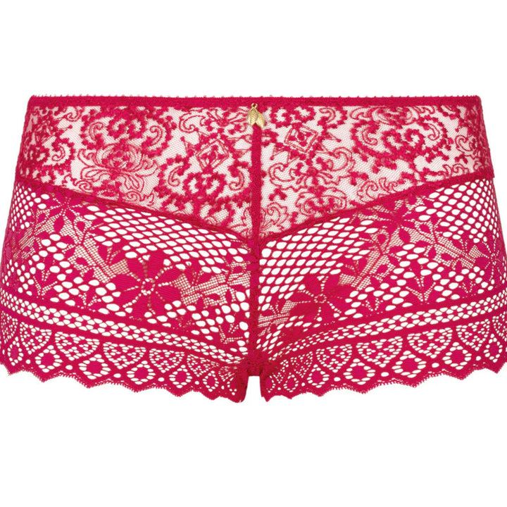 Empreinte Cassiopee Shorty 02151 in Lipstick-Panties-Empreinte-Lipstick-2XSmall-Anna Bella Fine Lingerie, Reveal Your Most Gorgeous Self!