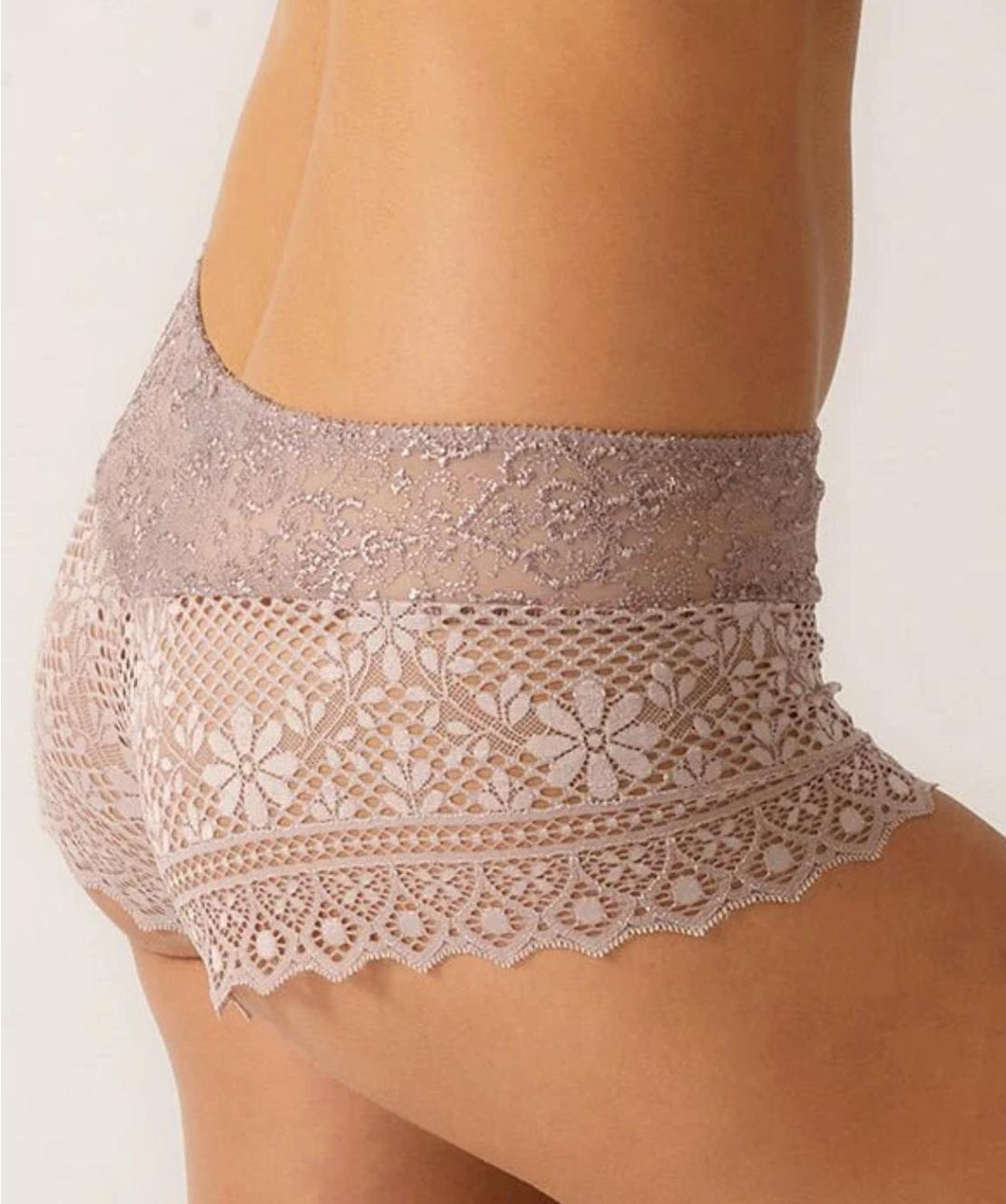 Empreinte Cassiopee Shorty 02151 in Rose Sauvage-Panties-Empreinte-Rose Sauvage-XSmall-Anna Bella Fine Lingerie, Reveal Your Most Gorgeous Self!