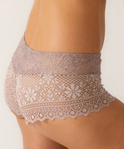 Empreinte Cassiopee Shorty 02151 in Rose Sauvage-Panties-Empreinte-Rose Sauvage-XSmall-Anna Bella Fine Lingerie, Reveal Your Most Gorgeous Self!