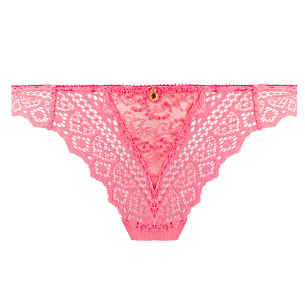 Empreinte Cassiopee Thong 01151 in Electric Pink-Anna Bella Fine Lingerie-Electric Pink-2XSmall-