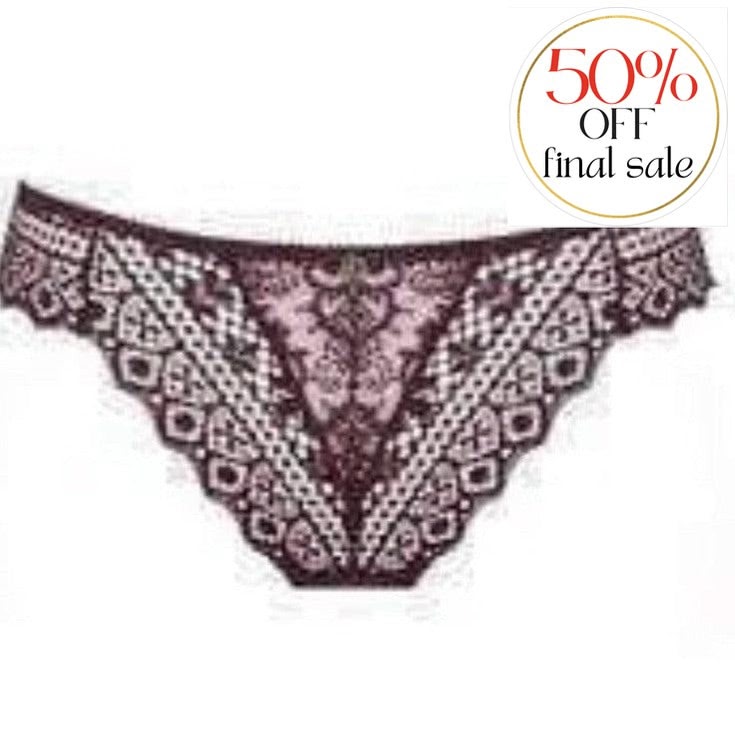 Empreinte Cassiopee Thong 01151 in Macchiato-Panties-Empreinte-Macchiato-XSmall-Anna Bella Fine Lingerie, Reveal Your Most Gorgeous Self!