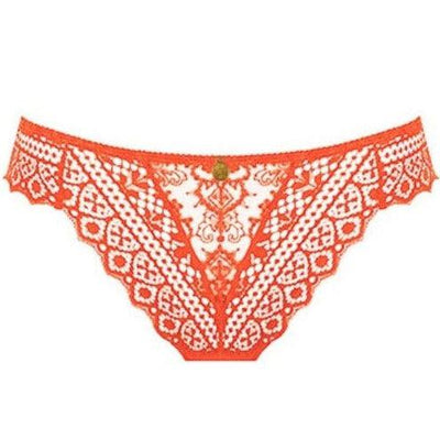 Empreinte Cassiopee Thong 01151 in Papaya-Anna Bella Fine Lingerie-Papaya-XSmall-