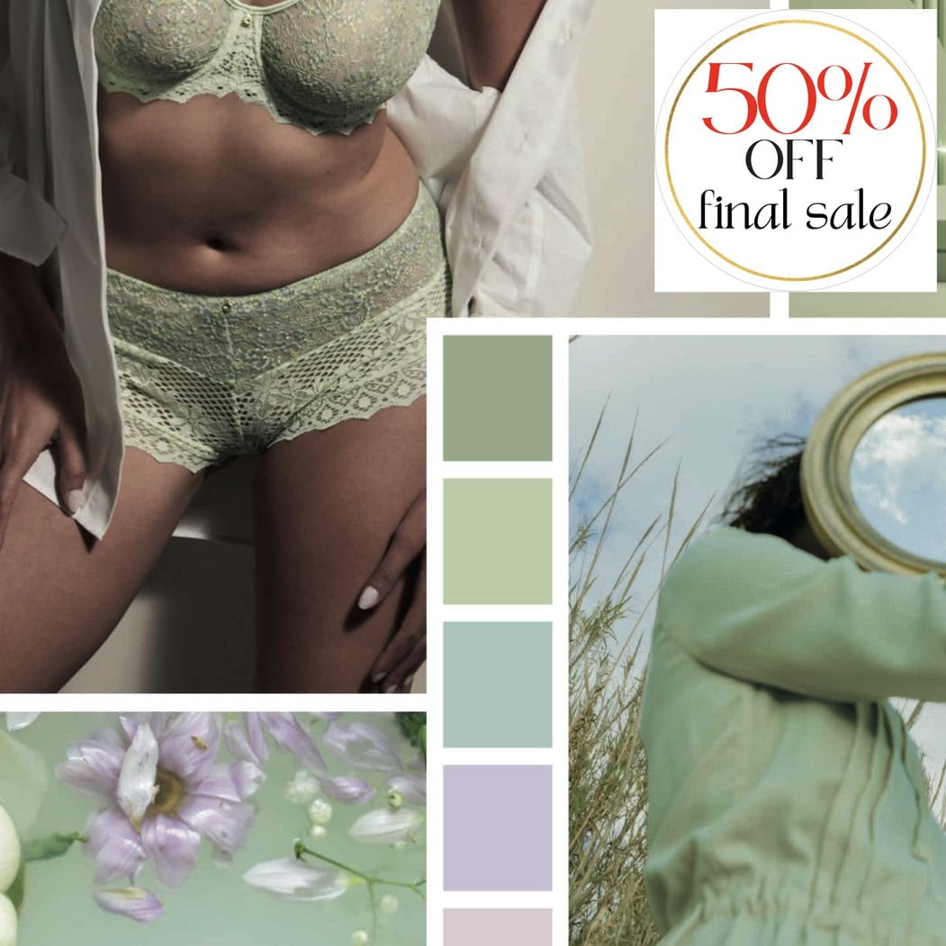 Empreinte Cassiopee Thong in Nymphea 01151-Panties-Empreinte-Nymphea-XSmall-Anna Bella Fine Lingerie, Reveal Your Most Gorgeous Self!