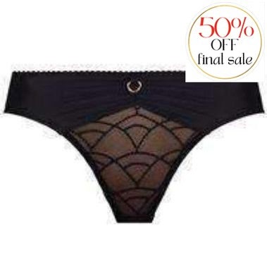 Empreinte Diane Brief in Black 03177-Panties-Empreinte-Black-Small-Anna Bella Fine Lingerie, Reveal Your Most Gorgeous Self!
