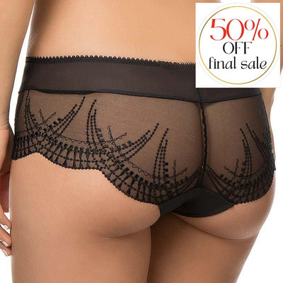 Empreinte Diane Shorty 02177-Anna Bella Fine Lingerie-Black-Small-