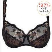 Empreinte Elena Low-Necked Bra 08164-Bras-Empreinte-Black-34-E-Anna Bella Fine Lingerie, Reveal Your Most Gorgeous Self!