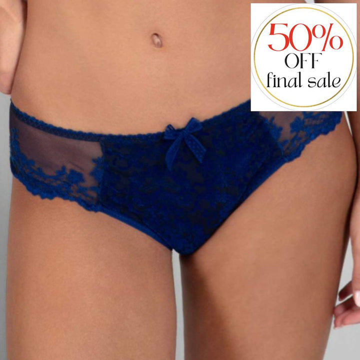 Empreinte Gaby Shorty in Saphir 02220-Panties-Empreinte-Saphir-XSmall-Anna Bella Fine Lingerie, Reveal Your Most Gorgeous Self!