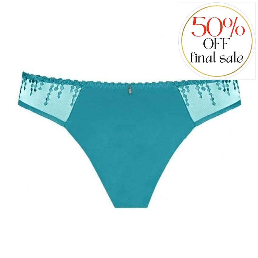 Empreinte Jane Thong 01182-Anna Bella Fine Lingerie-Bleu Polaire-XSmall-