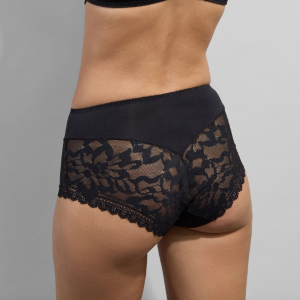 Empreinte Leia Panty in Black 05224-Panties-Empreinte-Black-Medium-Anna Bella Fine Lingerie, Reveal Your Most Gorgeous Self!