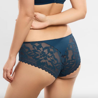 Empreinte Leia Shorty in Bleu Ocean 02224-Panties-Empreinte-Bleu Ocean-XSmall-Anna Bella Fine Lingerie, Reveal Your Most Gorgeous Self!