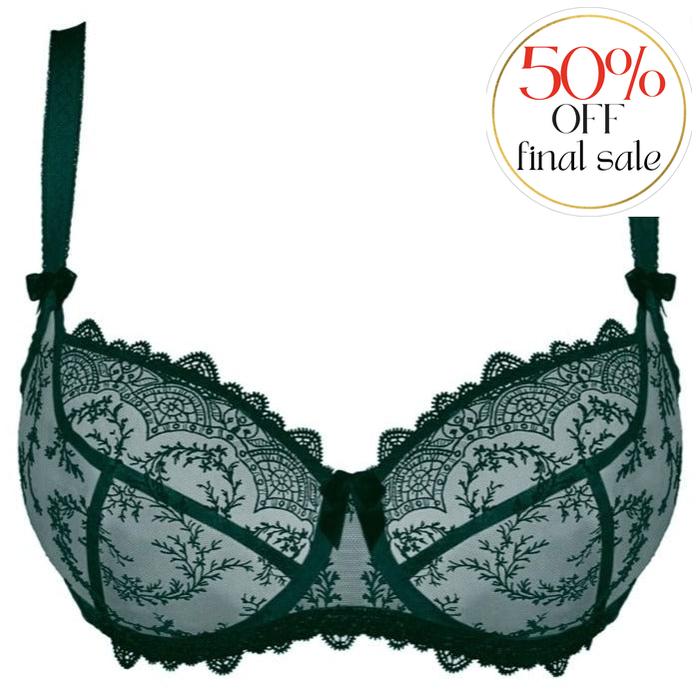 Empreinte Louise Low Neck Bra 08184 in Sequoia-Anna Bella Fine Lingerie-Sequoia-34-C