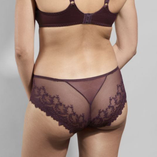 Empreinte Louise Shorty in Cassis 02184-Anna Bella Fine Lingerie-Cassis-XSmall-