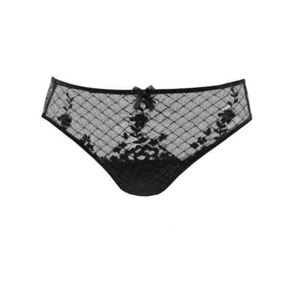 Empreinte Melody Brief 1386-Panties-Empreinte-Black-Small-Anna Bella Fine Lingerie, Reveal Your Most Gorgeous Self!