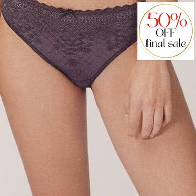 Empreinte Melody Brief in Burgundy 13386-Panties-Empreinte-Burgundy-XSmall-Anna Bella Fine Lingerie, Reveal Your Most Gorgeous Self!