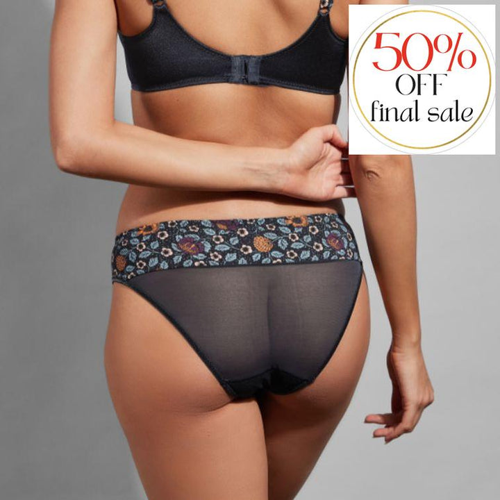 Empreinte Melody Brief in Flower 13386-Panties-Empreinte-Flower-Large-Anna Bella Fine Lingerie, Reveal Your Most Gorgeous Self!