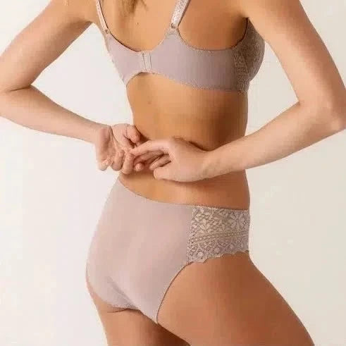 Empreinte Melody Brief in Rose The' 13386-Panties-Empreinte-Rose The-Small-Anna Bella Fine Lingerie, Reveal Your Most Gorgeous Self!