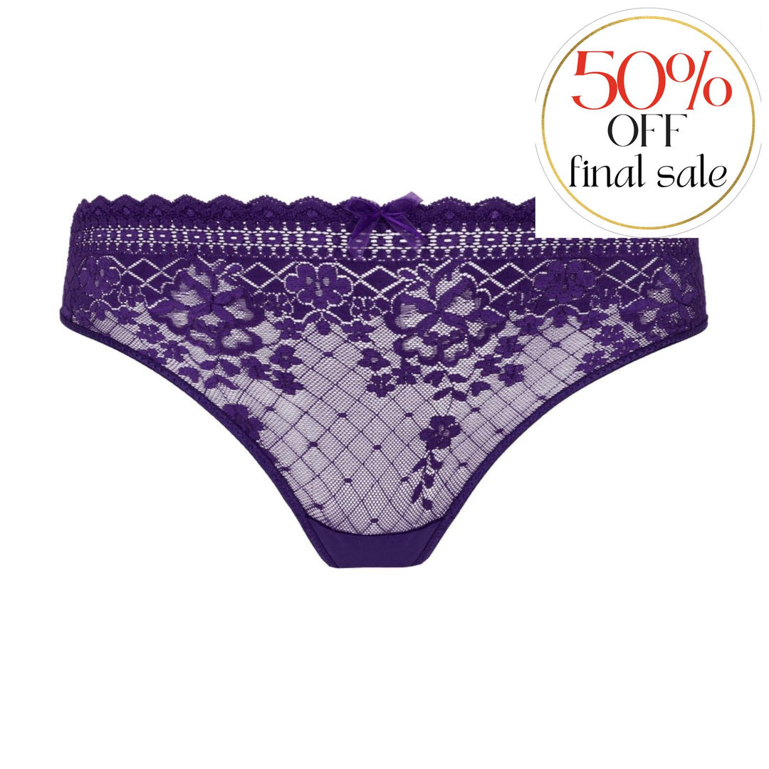 Empreinte Melody Brief in Ultraviolet 13386-Panties-Empreinte-Ultraviolet-XSmall-Anna Bella Fine Lingerie, Reveal Your Most Gorgeous Self!