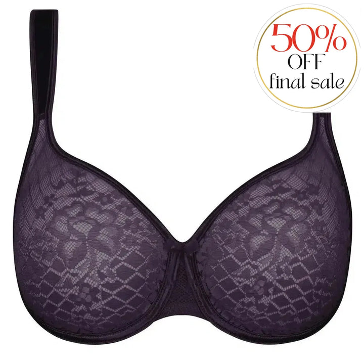Empreinte Melody Low Neck Bra in Burgundy 0786-Bras-Empreinte-Burgundy-34-D-Anna Bella Fine Lingerie, Reveal Your Most Gorgeous Self!