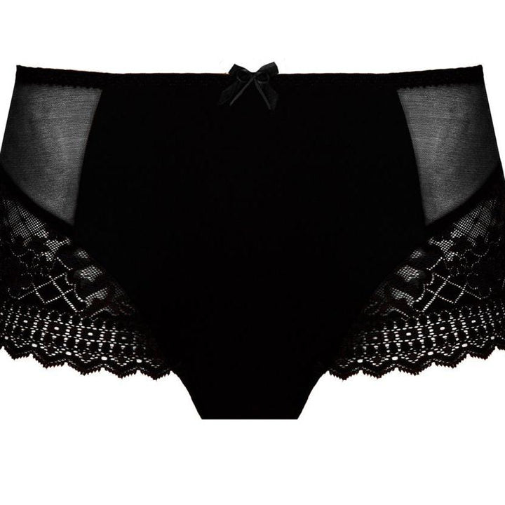 Empreinte Melody Panty 15586-Panties-Empreinte-Noir-Medium-Anna Bella Fine Lingerie, Reveal Your Most Gorgeous Self!