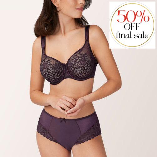 Empreinte Melody Panty in Burgundy 15586-Panties-Empreinte-Burgundy-Small-Anna Bella Fine Lingerie, Reveal Your Most Gorgeous Self!