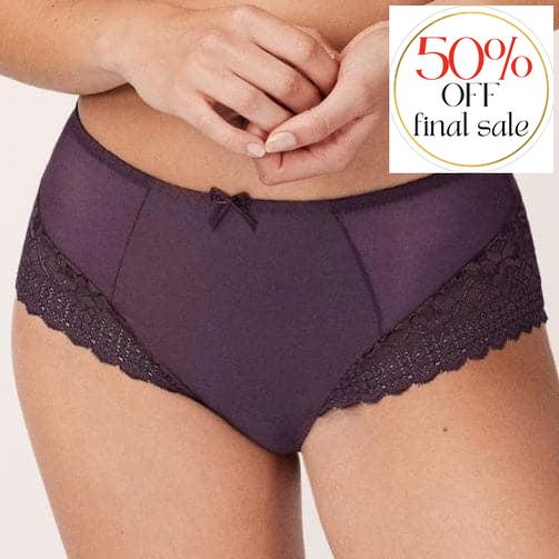 Empreinte Melody Panty in Burgundy 15586-Panties-Empreinte-Burgundy-Small-Anna Bella Fine Lingerie, Reveal Your Most Gorgeous Self!