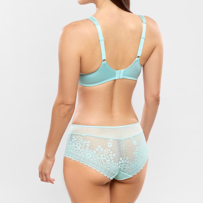 Empreinte Melody Shorty in Aqua 12286-Panties-Empreinte-Aqua-XSmall-Anna Bella Fine Lingerie, Reveal Your Most Gorgeous Self!