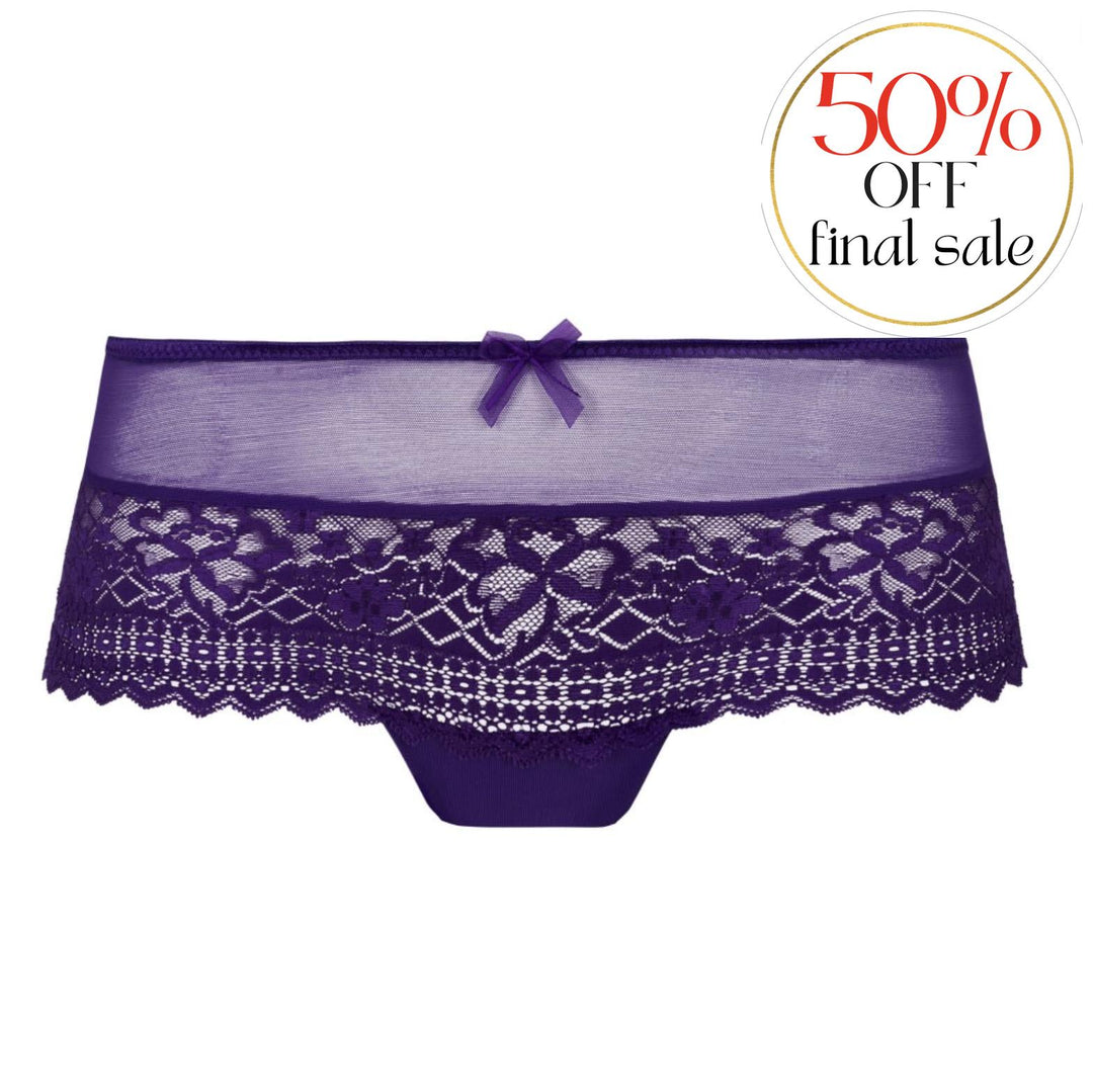 Empreinte Melody Shorty in Ultraviolet 12286-Panties-Empreinte-Ultraviolet-XSmall-Anna Bella Fine Lingerie, Reveal Your Most Gorgeous Self!
