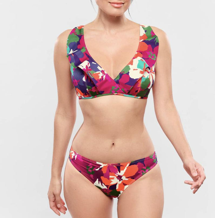 Empreinte Nectar Brief Bikini Bottom 2661CMS-Swimwear-Empreinte-Nectar Print-Small-Anna Bella Fine Lingerie, Reveal Your Most Gorgeous Self!