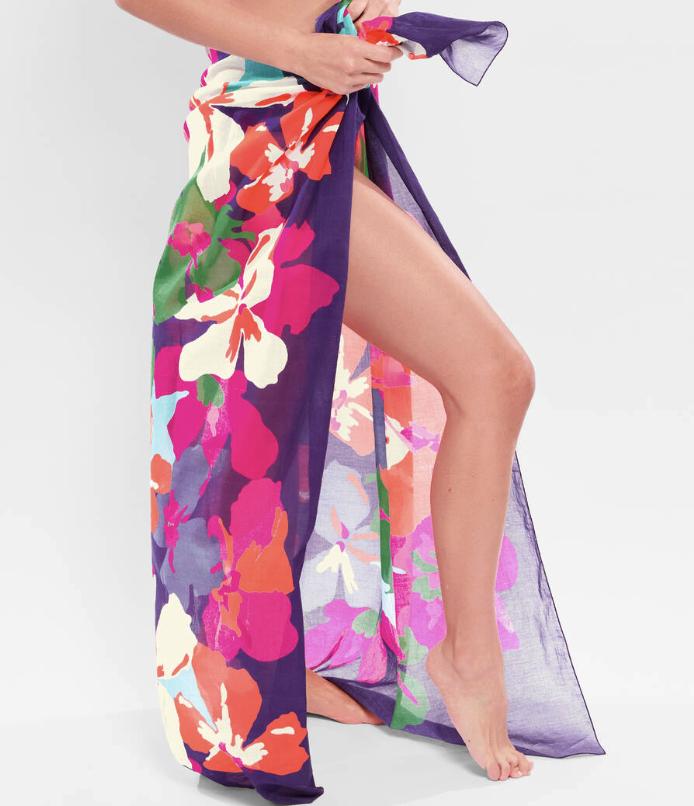 Empreinte Nectar Sarong Wrap 2661PA-Anna Bella Fine Lingerie-Nectar Print-One Size-