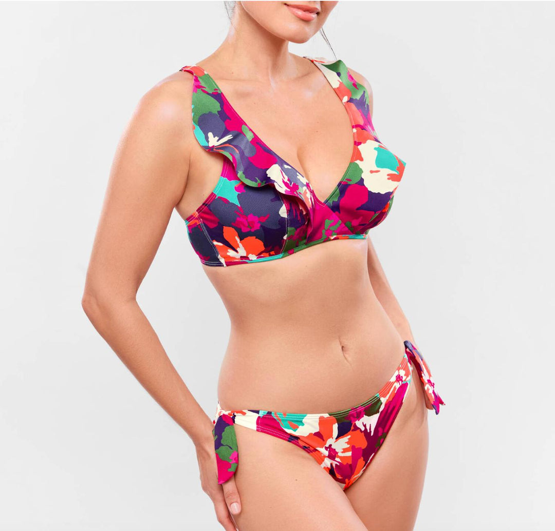 Empreinte Nectar UW Full Cup Bikini Top 2661LVS-Anna Bella Fine Lingerie-Nectar Print-32-E