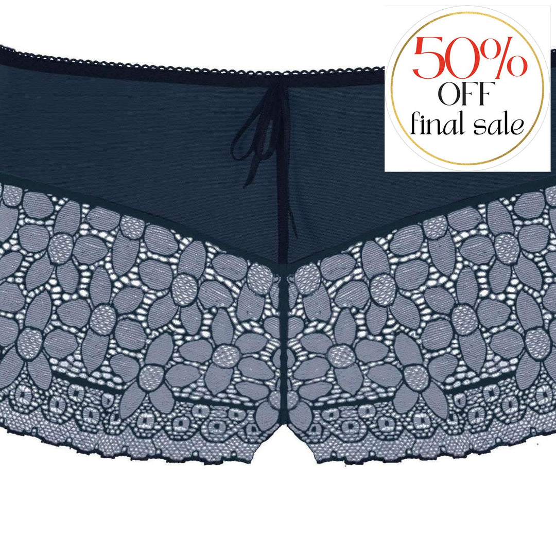 Empreinte Nikki Shorty 02167-Panties-Empreinte-Denim-Small-Anna Bella Fine Lingerie, Reveal Your Most Gorgeous Self!