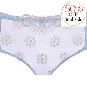Empreinte Paris Shorty 02141-Panties-Empreinte-Nuage Blue-Small-Anna Bella Fine Lingerie, Reveal Your Most Gorgeous Self!