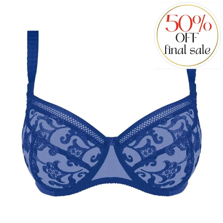 Empreinte Stella Low-Necked Bra 08193-Bras-Empreinte-Nuit Bleue-34-C-Anna Bella Fine Lingerie, Reveal Your Most Gorgeous Self!