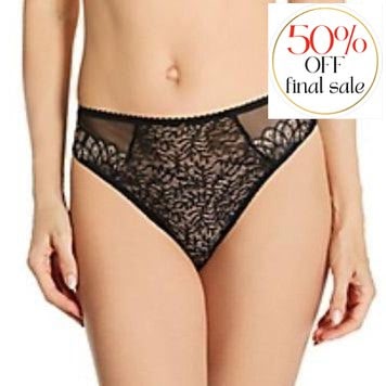 Empreinte Swan Brief 03210-Panties-Empreinte-Noir-XSmall-Anna Bella Fine Lingerie, Reveal Your Most Gorgeous Self!