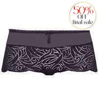 Empreinte Verity Shorty 02173-Panties-Empreinte-Ardoise-Medium-Anna Bella Fine Lingerie, Reveal Your Most Gorgeous Self!