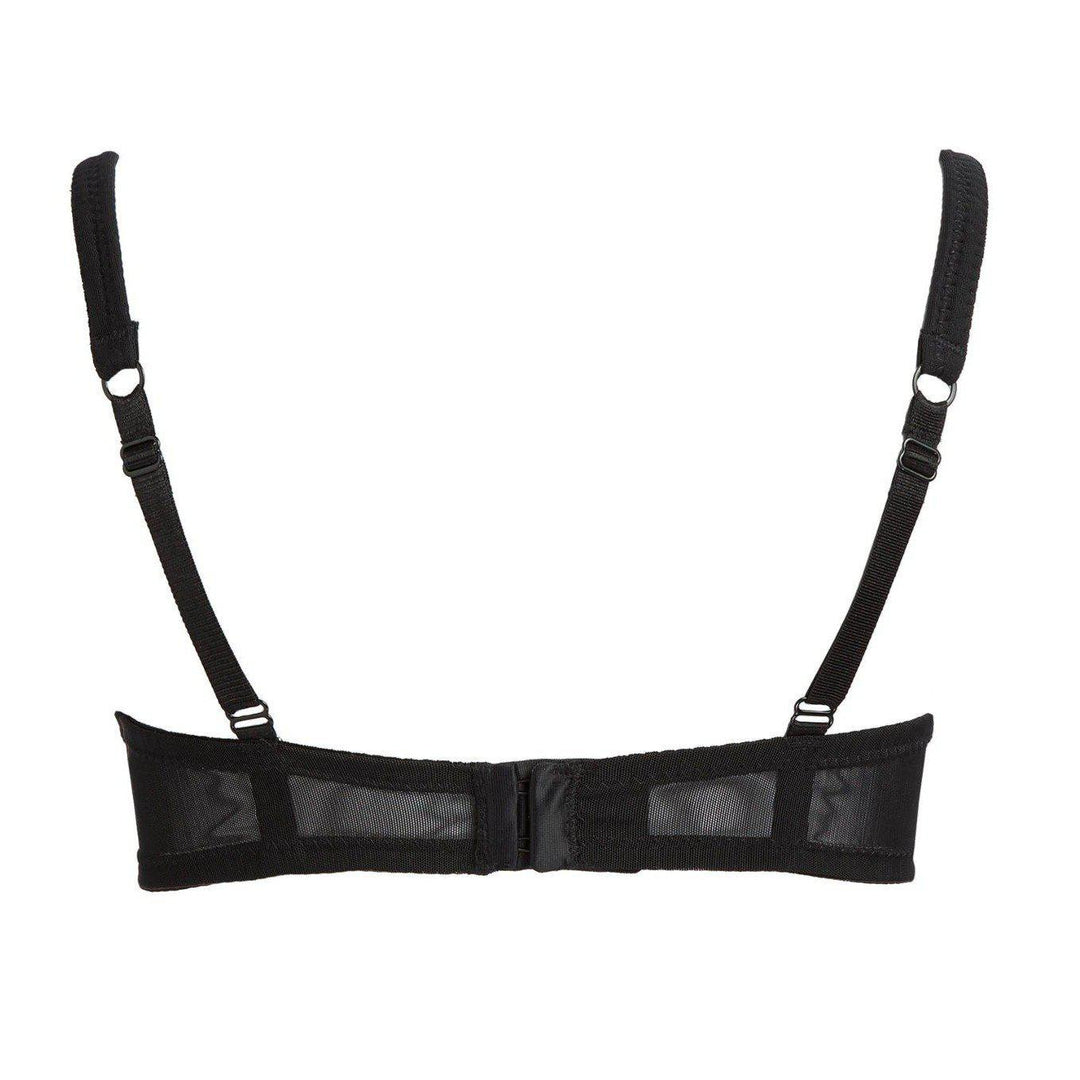 Escora Ariana Padded UW Bra 7527-Bras-Escora-Black-34-D-Anna Bella Fine Lingerie, Reveal Your Most Gorgeous Self!