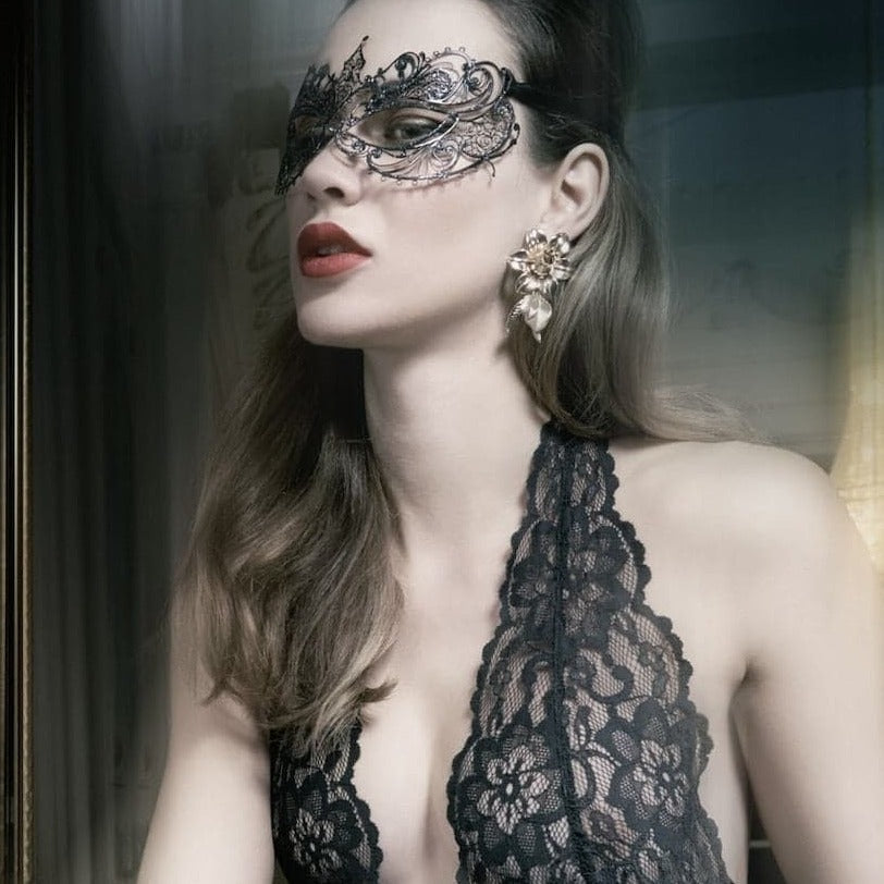 Escora Berenice Mask 0275/E242/400-Seductive Accessories-Escora-Anna Bella Fine Lingerie, Reveal Your Most Gorgeous Self!