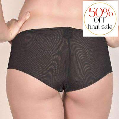 Escora Grazia Panty 3235 E265-Anna Bella Fine Lingerie-Schwarz Orange-XSmall-