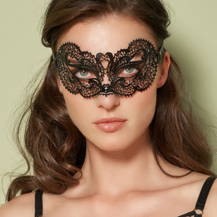 Escora Selma Eye Mask E237-Seductive Accessories-Escora-Anna Bella Fine Lingerie, Reveal Your Most Gorgeous Self!