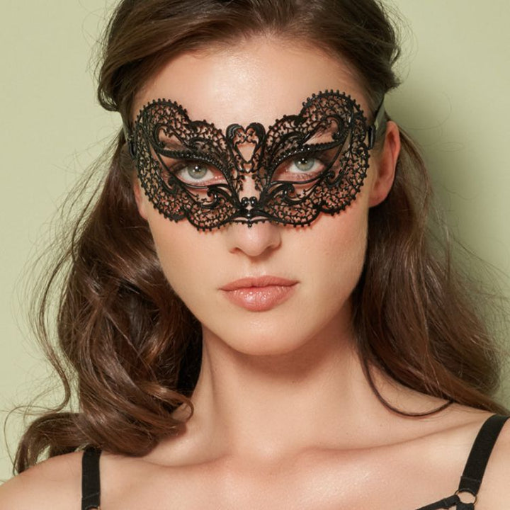 Escora Selma Eye Mask E237-Seductive Accessories-Escora-Anna Bella Fine Lingerie, Reveal Your Most Gorgeous Self!